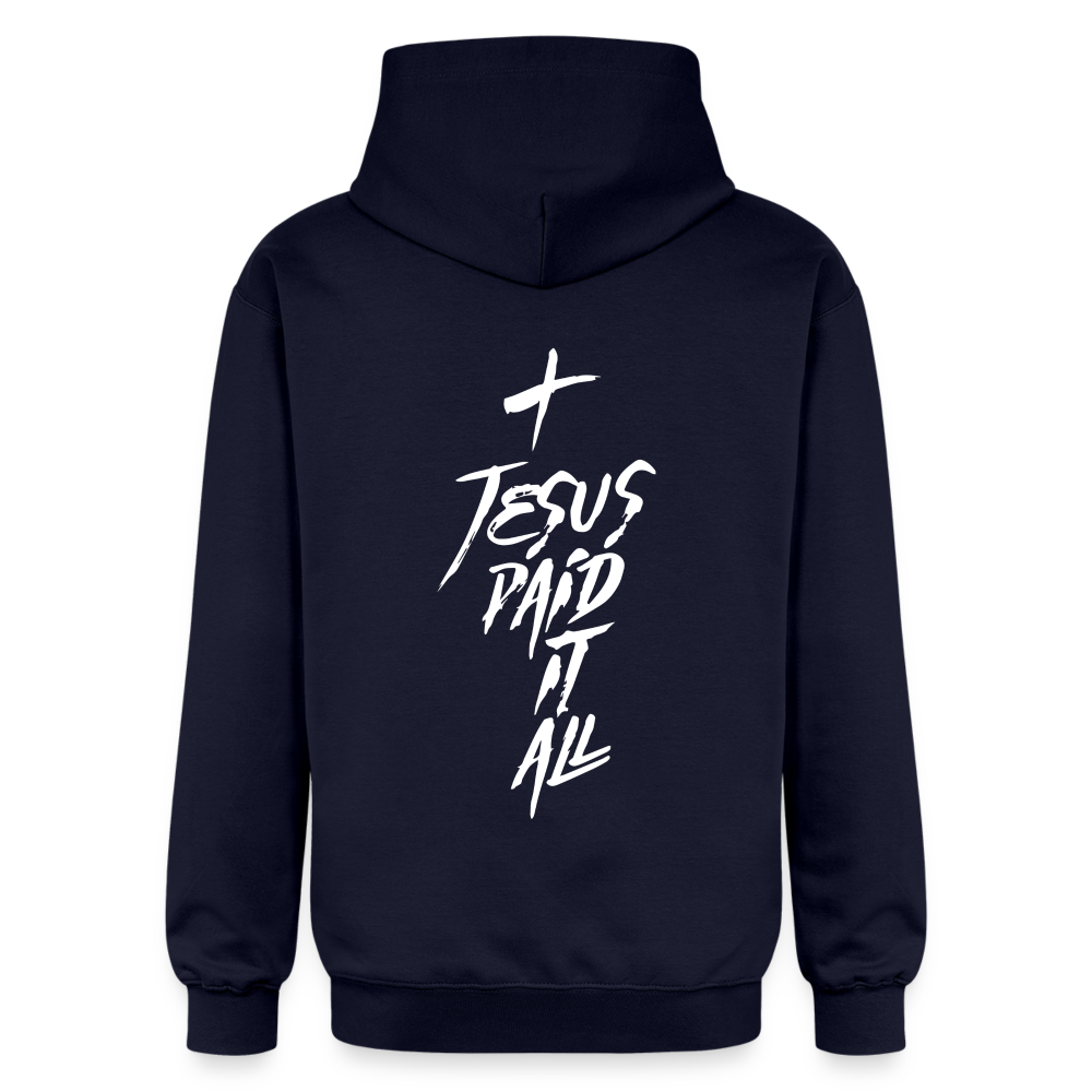 He paid it all hoodie - navy