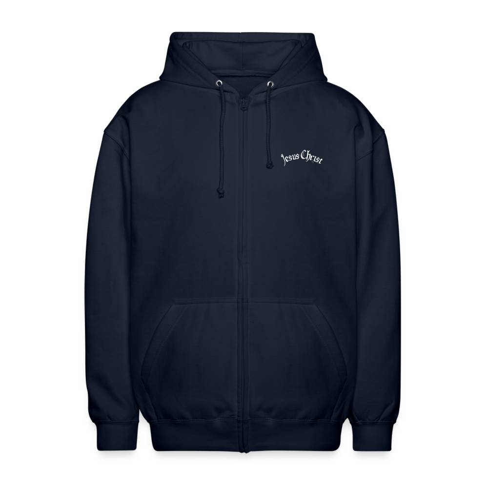 Jesus Christ Zipper - navy